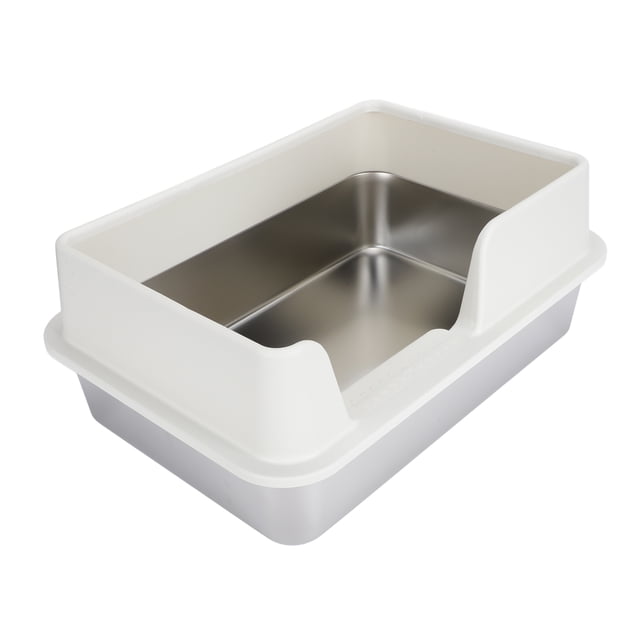 Caja de de acero para gatos inoxidables, Caja de Metálica Grande y Cerra