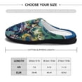 thumbnail image 2 of Genshin Impact Women's Cotton Home Shoes, Trendy Printed Slippers Thick Plush Warm House Slippers 7-8(39-40), 2 of 8