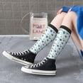 thumbnail image 3 of Lsque Turtle Printed Crew Socks Men's Women's LightWeight Thin Casual Calf Socks ,Knee High Socks,Cotton Socks, 3 of 9