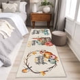 thumbnail image 4 of Runner Rug 2'x6', Fall Pumpkins Washable Non-Slip Hallway Runner Rugs, Thanksgiving Autumn Gnomes Truck Leaf Bedside Rugs Floor Mats Carpet Runners for Kitchen Bathroom Laundry Room, 4 of 8