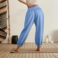 thumbnail image 2 of Women's High Waisted Sweatpants Loose Fit Comfortable Stretch Joggers Workout Casual Yoga Pants With Pockets Comfortable Sweatpants for Women Relaxed Fit Pant, 2 of 8