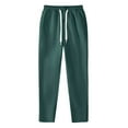 thumbnail image 5 of Men Comfy Cargo Pants Stretch Fleece Sweatpants Fleece Lined Baggy Sweatpants Wide Leg Lightweight Comfy Lounge Slacks Loose Fit Track Pants Fall Winter, 5 of 5