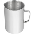 thumbnail image 1 of Medidora Grande de Acero Inoxidable, Medidora de Metal Líquido con Asa, 34 Oz / 1000 Ml / 4 Tazas, 1 of 5