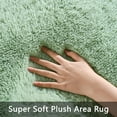 thumbnail image 5 of Lochas Soft Fluffy Rug Modern Shag Carpet Fuzzy Shaggy Rugs for Bedroom Indoor Modern Area Rugs, 8'X10', Green, 5 of 7