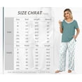 thumbnail image 7 of MINTREUS Womens Pajamas Sets 2 Piece Short Sleeve Lounge Set Printed Loose Pants Pj Sets, S-2XL, 7 of 7