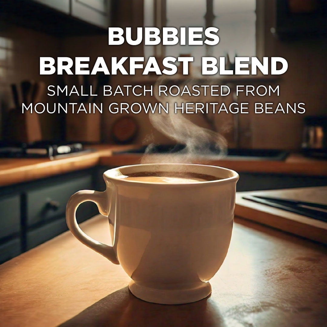 Maud's Breakfast Blend Coffee Pods, Bubbies Breakfast Blend, Compatible w/ K-Cup Brewers, 100ct