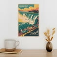 thumbnail image 3 of Motivational Wall Art Vintage Travel Poster Niagara Falls Inspirational Retro Tourism Design for Office Home Decor Print Poster, 3 of 8