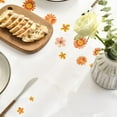 thumbnail image 4 of Fall Tablecloth 70x70 Inch Round, Thanksgiving Autumn Harvest Watercolor Orange Daisy Table Cover for Party Picnic Dinner Decor, 4 of 6