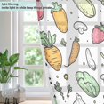 thumbnail image 4 of Yayeee Window Curtains Light Filtering 63"x52" Grommet Panel Pair Home Living Room Decor, Purple Vegetables Pattern, 4 of 7