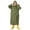 Vert Foncé, variante sur Imperméable Durable pour Enfants avec Capuche Amovible et Sac à Dos Assorti pour Écoliers, Vêtement d'Extérieur Toutes Saisons