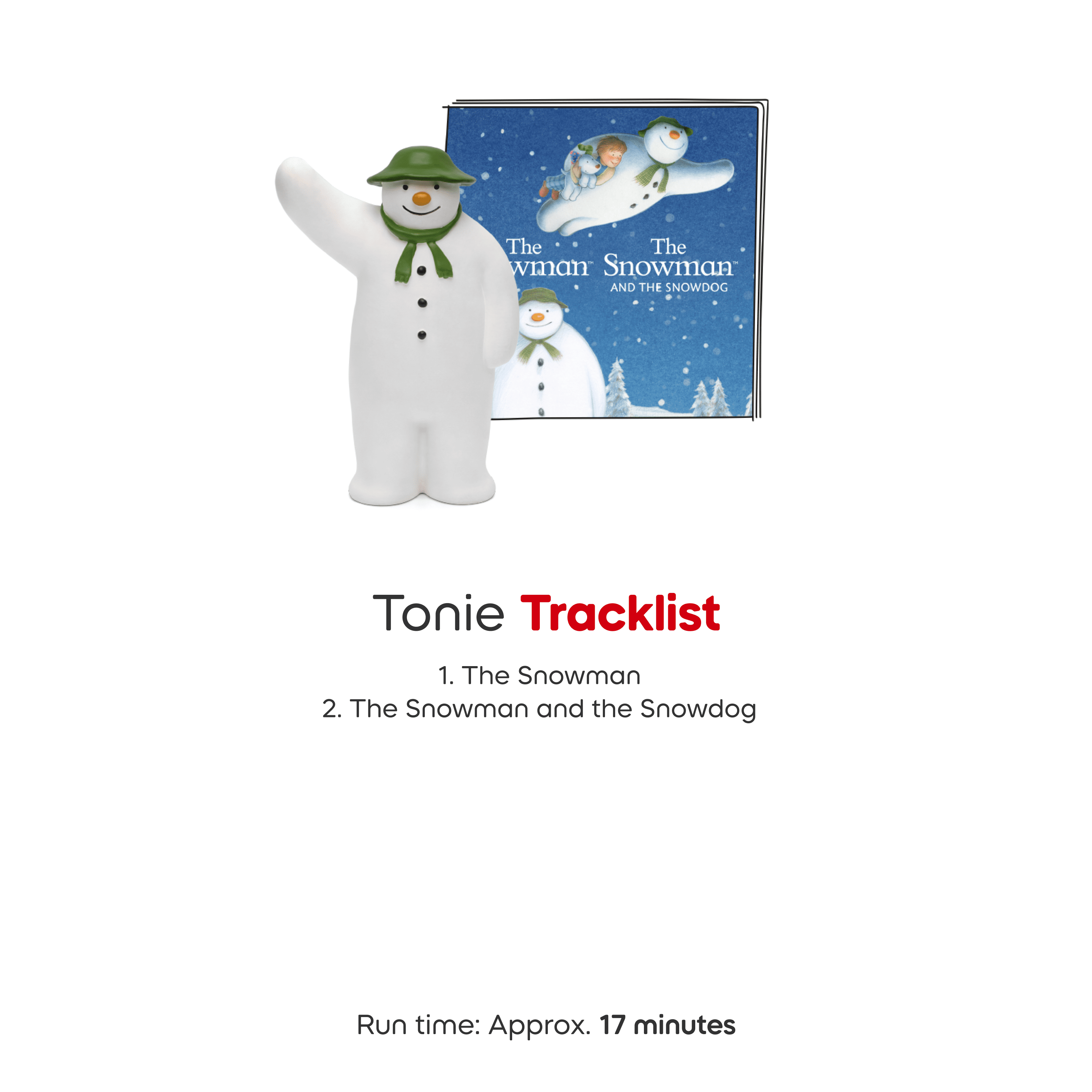 tonies The Snowman & the Snow Dog Tonie Figurine (Anglais)