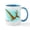 White/Blue Inside, variant on CafePress - Pteranodon Mug - 11 oz Ceramic Mug - Novelty Coffee Tea Cup