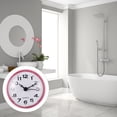thumbnail image 4 of Miangastore 1Pc Waterproof Wall Clock Bathroom Mute Wall Clock Suction Cup Hanging Clock, 4 of 8