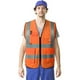 thumbnail image 1 of Fiudx Chaleco Reflectante, Seguridad Alta Visibilidad, Chaqueta Ligera de Malla, Ropa Resistente para Exteriores, Ideal para Correr y Andar En Bicicleta, Ropa de Trabajo para Hombre, Talla Xl Garanti, 1 of 4