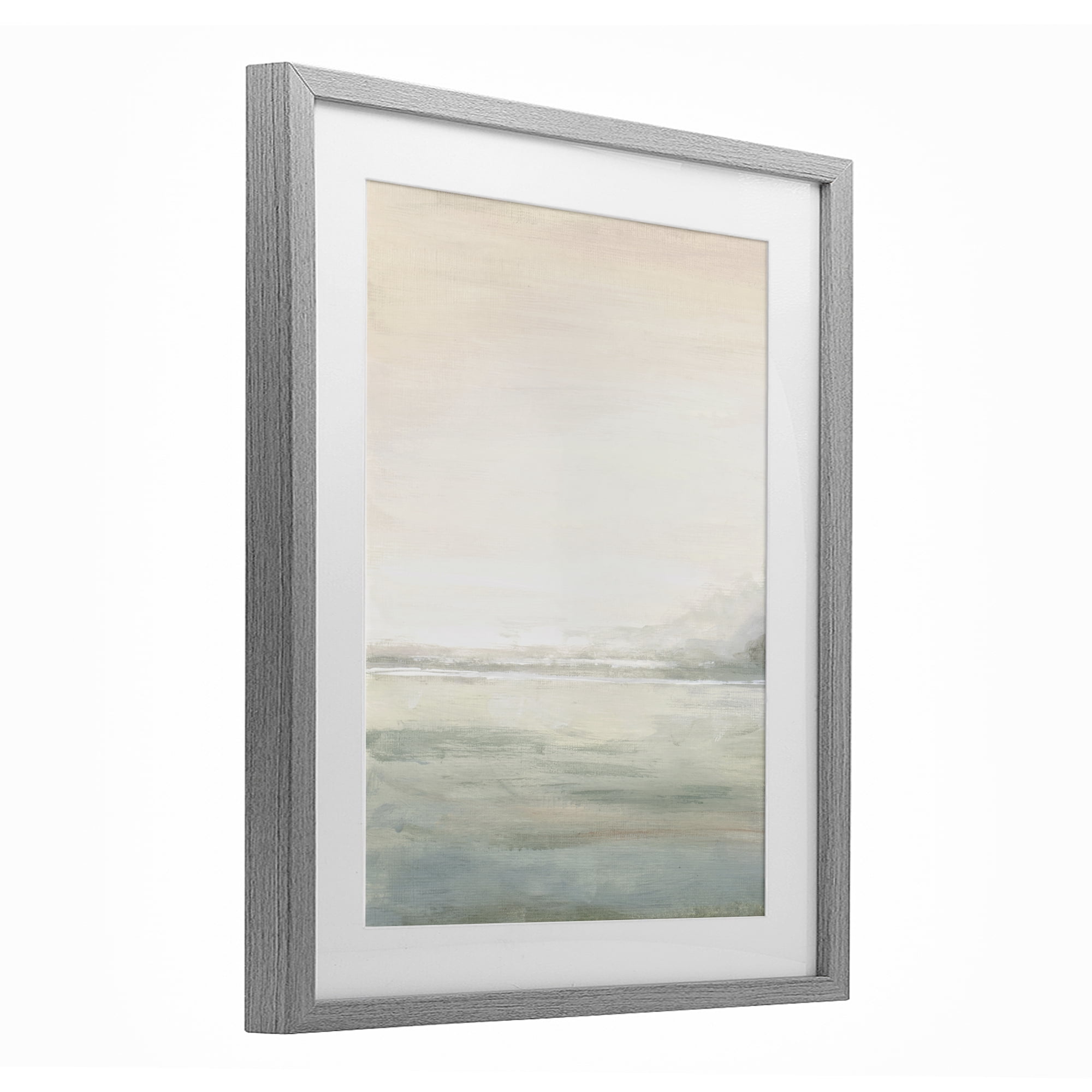 Stupell Industries Light Fog Atmosphere Gray Framed Print Under Glass, design by Patricia Pinto