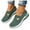 Green, variant on Oyedens Womens Mesh Slip on Loafers Comfortable Breathable Flats Walking Shoes for Driving Work Golf