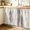 Beige, variant on Beige Gray Cabinet Curtain 35"Wx35"L, Dustproof Under Sink Skirt with Self Adhesive Tape, Abstract Grunge Mottled Neutral Texture Cabinet Curtain Cover for Kitchen Sink, Bathroom Vanity, Laundry Room