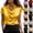 #01 Yellow, variant on Elegant Cowl Neck Satin Shirts for Women Silk Short Sleeve Lapel Business Blouses Casual Office Work Dressy Tops, Yellow XL