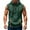 Dark Green, variant on Men's Sleeveless Hoodie With Zipper Pockets Athletic Gym Workout Pullover Lightweight Muscle Fit Vest Burgundy,Size S-3XL
