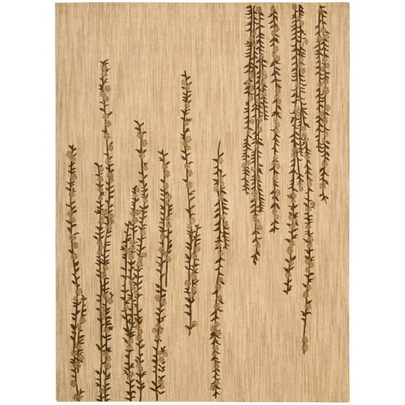 Nourison Radiant Impression Area Rug-Color:Beige,Shape:Rectangle,Size:2' x 3'