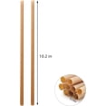 thumbnail image 2 of Biodegradable Sugarcane Straws - 10.2 Inch Long Compostable Drinking Straws - Bulk Plasticless Alternative for Hot/Cold Drinks, 2 of 4