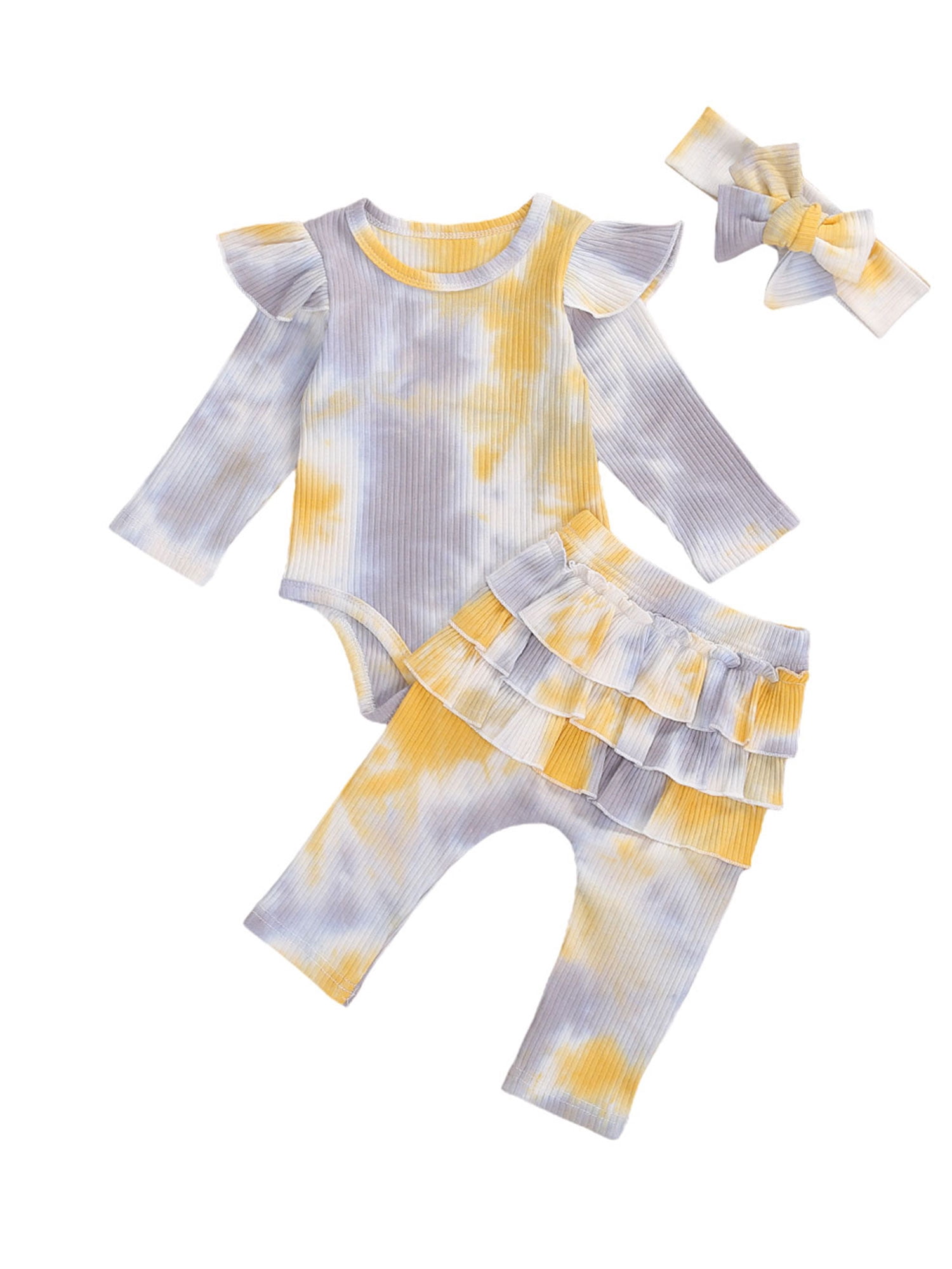 tie dye outfits for baby girl