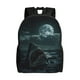 thumbnail image 1 of Fotbe Moonlit Night Sky Shark Mochila de Viaje para Laptop, Mochila Ejecutiva Delgada y Resistente 15.6", 1 of 8