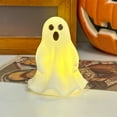 thumbnail image 4 of Holloyiver Halloween Lighted Table Decoration, Battery Operate Cute Ghost Tabletop Centerpieces LED Light for Trick or Treat Halloween Party Dinner Coffee Table Room Decor, 4 of 6