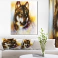 thumbnail image 1 of Design Art - Illustration de Loup Brun, 1 of 4