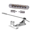 thumbnail image 2 of Tachiuwa Pont de Guitare Électrique Selles à Rouleaux Pont de Tremolo de Guitare Remplace le Tremolo de Queue pour Instrument à 6 Cordes Exercice de Spectacle, 2 of 9
