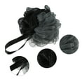 thumbnail image 4 of Unique Bargains 1 Pc Bath Shower Loofah Sponge Body Puffs for Bathroom 5.31"x4.33" Deep Gray Black, 4 of 6