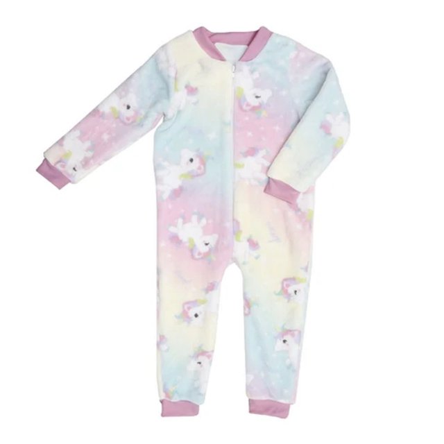 Mameluco Bebé 0-6 Meses Microfibra Unicornio Chiqui Mundo