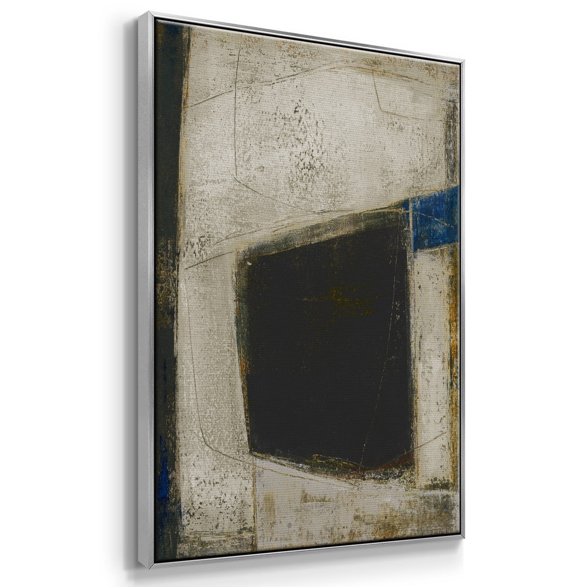 Policy of Truth II Framed Premium Gallery Wrapped Canvas - Ready to Hang - 27 x 41 - Silver Floating Frame
