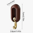 thumbnail image 2 of POINTERTECK 4pcs Hook Hanger With Strong Viscose Rotatable Wall Hanging Adhesive Hooks For Home Kitchen  Office, 2 of 12
