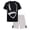 Black Football, variant on RBX Boys Athletic Shorts Set - 2 Piece Active Performance Graphic Tee and Mesh Gym Shorts for Boys (8-12)