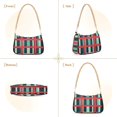 thumbnail image 7 of FORMRS Womens Shoulder Bag with Chain Strap Clutch Purse Cute Tote Handbag, Green Plaid, 7 of 7