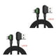 thumbnail image 1 of Cable de datos trenzado Methold tipo codo Micro Line Aleatorio 2piezas, 1 of 6
