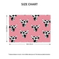 thumbnail image 2 of Placemats Set of 4 / 6, cute cow head pink print Placemats for Dining Table Indoor/Outdoors Heat Resistant Washable Placemats 18" x 12", 2 of 8