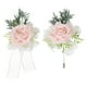 thumbnail image 1 of Conjunto de Corsage de Muñeca Rosa y Boutonnieres Uxcell, Corsage de Flores Artificiales para Boda Novia Novio Ceremonia Aniversario Baile Fiesta, 1 of 6
