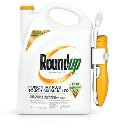 Roundup Ready-To-Use Poison Ivy Plus Tough Brush Killer with Comfort Wand (1.33 gal. twist (Best Brush Killer To Use)