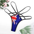 thumbnail image 4 of Vertical Flag of Australia Open Type Women's Panties Crotch Opening G-strings Thongs Lingeries Underwear, 4 of 7
