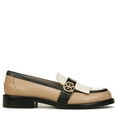 thumbnail image 3 of Sam Edelman Charlie Luxe Tan/Black/Modern Ivory Slip On Stacked Heel Loafers (Luxe Tan/Black/Modern Ivory, 5.5), 3 of 9