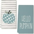 thumbnail image 2 of Hot Sale! WEANT Hallloween Decorations,,2Pcs Fall Kitchen towels Fall Dish towels Microfibre Flour Sack towels Autumn Dish towels Seasonal Hand towels Thanksgiving Decor FallG, 2 of 3