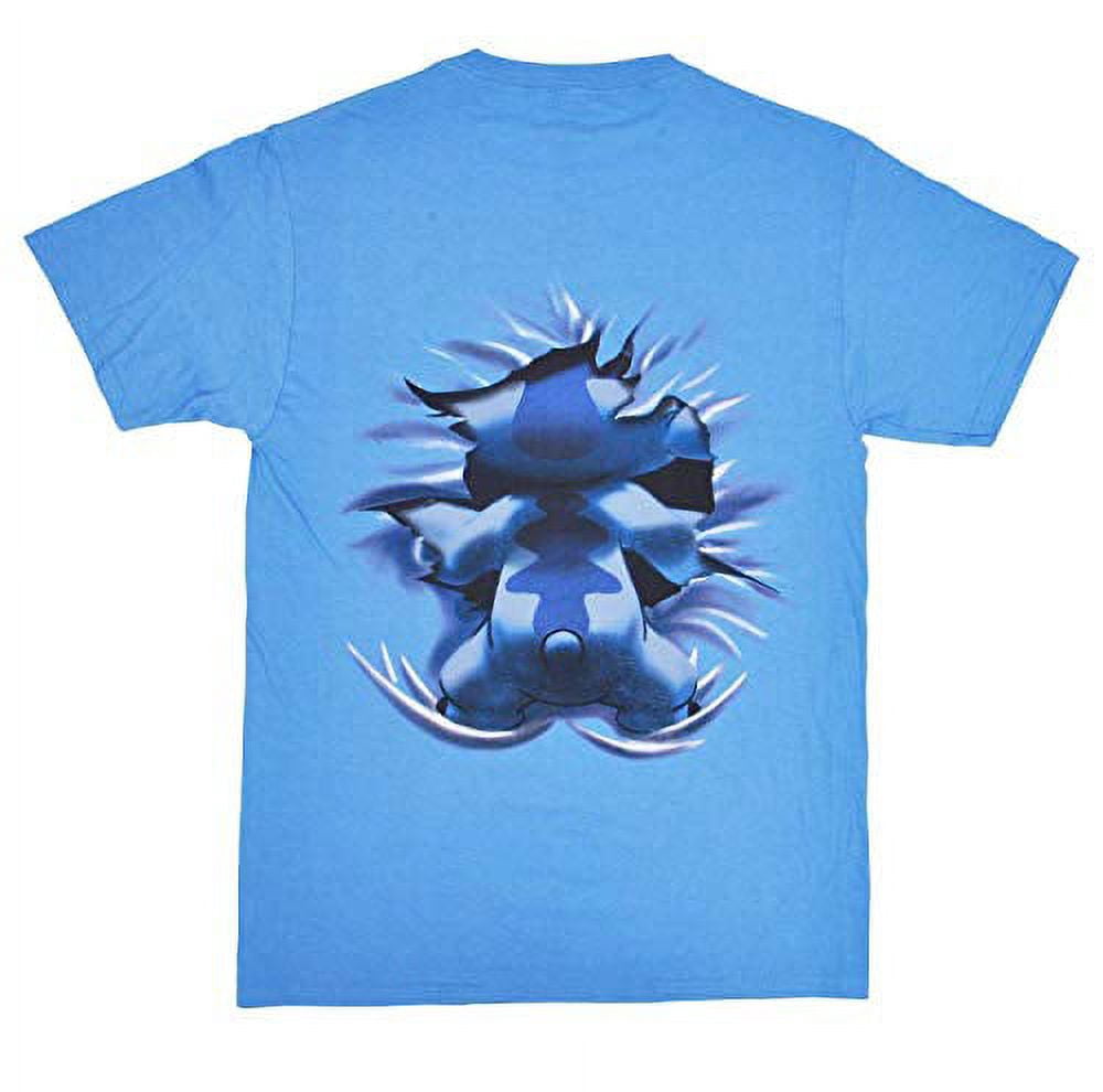 Stitch Breaking Through Front & Back Men's T-Shirt