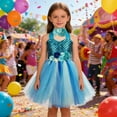 thumbnail image 7 of Tiijoy Big Girls Sleeveless Tutu Dress Birthday Party Princess Pageant Dress, Sizes 9-10, 7 of 7