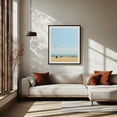 thumbnail image 2 of A Day at the Beach 10 - Ocean City Maryland Photography Beach Seaside Summer Ocean Minimalist Coastal Bird Black Framed Wall Art Print 16 x 20 inches, 2 of 4