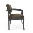 thumbnail image 4 of Chaise d'Attente pour Réception Bariatrique en Acier Lenox / Acier Charbon / Brun, 4 of 5
