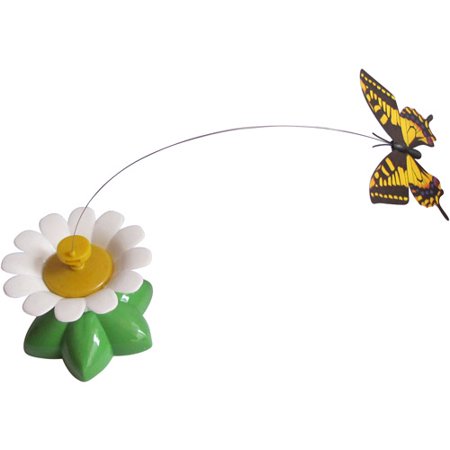 Rotating Butterfly, Novelty, Garden, Yard, Home, Office, Room Decor. Flying Butterly with Batteries. Product size: 3.25 x 2.5 x3.25