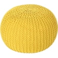thumbnail image 3 of Belle Knitted Cotton Pouf, 3 of 6