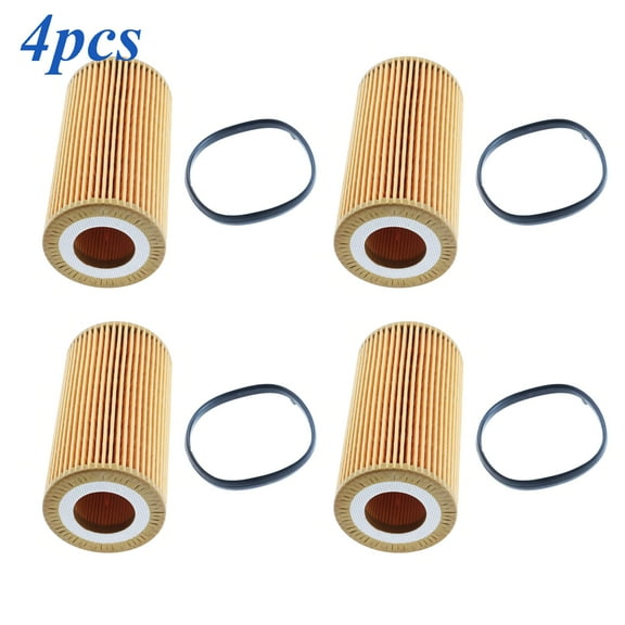 4 Pack Oil Filter For Audi A4 TT VW Golf Rabbit Jetta Passat Eos 2.0 T 2.5 T